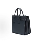 Yves Saint Laurent YSL Sac De Jour Large capacity cowhide single-shoulder crossbody handbag for women in blue